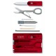 Victorinox Swisscard Classic 10 Usus Rojo Traslucido 0.7100.T