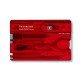 Victorinox Swisscard Classic 10 Usus Rojo Traslucido 07100.T
