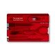 Victorinox Swisscard Classic 10 Usus Rojo Traslucido 0.7100.T Victorinox Swisscard Classic 10 Usus Rojo Traslucido 0.7100.T