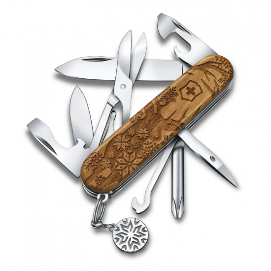 Victorinox Super Tinker Wood Winter Magic Edición Limitada 2022 1.4701.63E1