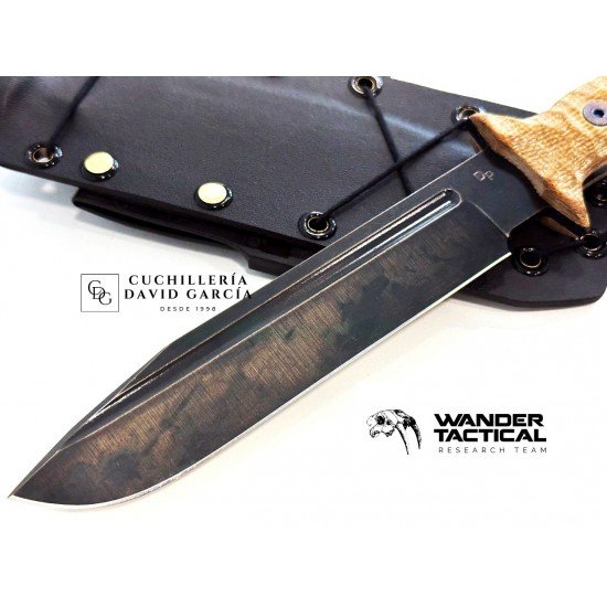 Wander Tactical Centuria Marble Micarta Marrón Wander Tactical Centuria Marble Micarta Marrón