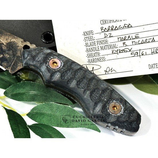 Wander Tactital Barracuda Marble Micarta Wander Tactital Barracuda Marble Micarta