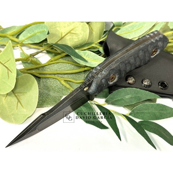 Wander Tactital Barracuda Compound Hollow Rawn Finish Micarta Wander Tactital Barracuda Compound Hollow Rawn Finish Micarta