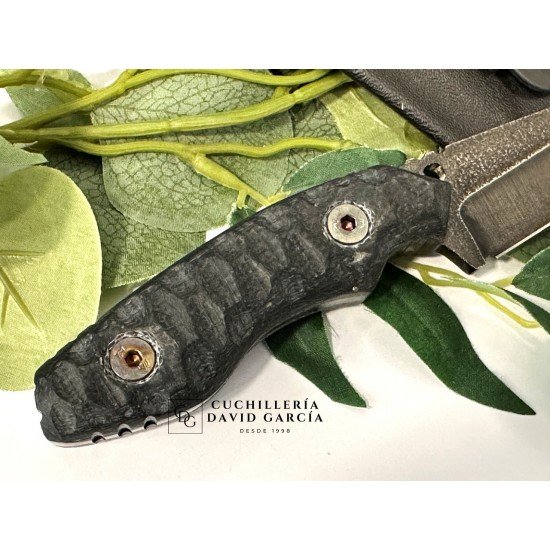 Wander Tactital Barracuda Compound Hollow Rawn Finish Micarta Wander Tactital Barracuda Compound Hollow Rawn Finish Micarta