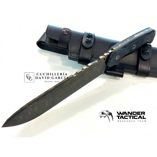 Wander Tactical  Godfather Marble Micarta