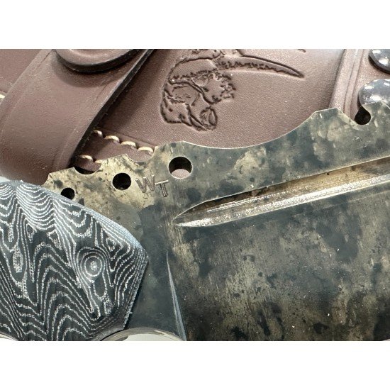 Wander Tactital Uro Saw Marble Micarta Negra Wander Tactital Uro Saw Marble Micarta Negra