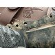 Wander Tactital Uro Saw Marble Micarta Negra Wander Tactital Uro Saw Marble Micarta Negra