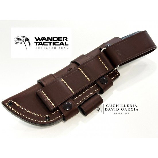 Wander Tactital Uro Saw Marble Micarta Negra Wander Tactital Uro Saw Marble Micarta Negra