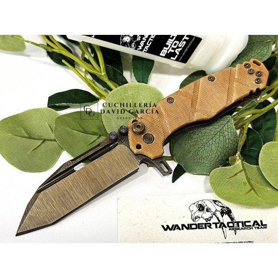 Wander Táctical Hurricane Folder 3º GEN Micarta Wander Táctical Hurricane Folder 3º GEN Micarta