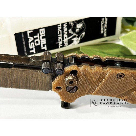 Wander Táctical Hurricane Folder 3º GEN Micarta Wander Táctical Hurricane Folder 3º GEN Micarta