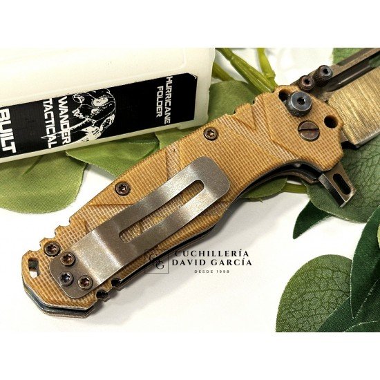 Wander Táctical Hurricane Folder 3º GEN Micarta Wander Táctical Hurricane Folder 3º GEN Micarta