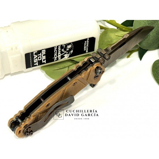 Wander Táctical Hurricane Folder 3º GEN Micarta Wander Táctical Hurricane Folder 3º GEN Micarta