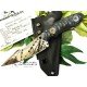 Wander Tactital Barracuda Compound Flat Black Blood Micarta Wander Tactital Barracuda Compound Flat Black Blood Micarta