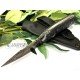 Wander Tactital Barracuda Compound Flat Black Blood Micarta Wander Tactital Barracuda Compound Flat Black Blood Micarta