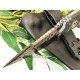 Wander Tactital Barracuda Compound Flat Black Blood Micarta Wander Tactital Barracuda Compound Flat Black Blood Micarta