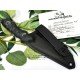 Wander Tactital Barracuda Compound Flat Black Blood Micarta Wander Tactital Barracuda Compound Flat Black Blood Micarta