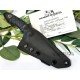 Wander Tactital Barracuda Compound Flat Black Blood Micarta Wander Tactital Barracuda Compound Flat Black Blood Micarta