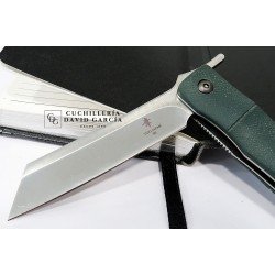 Yuki Higonokami  Acero D2 Mango G10 Verde 