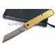 Yuki Higonokami Damascus Steel 71 Layers Brass Handle Yuki Higonokami Damascus Steel 71 Layers Brass Handle