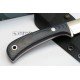 Cuchillo Muela Terrier-9M/K Micarta Negra /Azul funda kydex