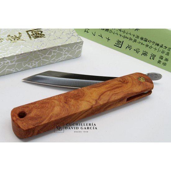 Mitsuo Nagao Higonokami VG10 Mango de Madera de Membrillo