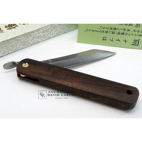 Mitsuo Nagao Higonokami VG10 Mango de Madera del desierto Mitsuo Nagao Higonokami VG10 Mango de Madera del desierto