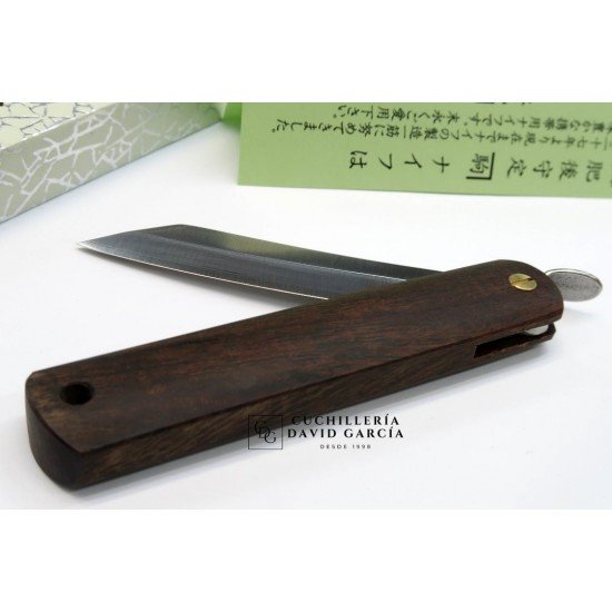 Mitsuo Nagao Higonokami VG10 Mango de Madera del desierto Mitsuo Nagao Higonokami VG10 Mango de Madera del desierto
