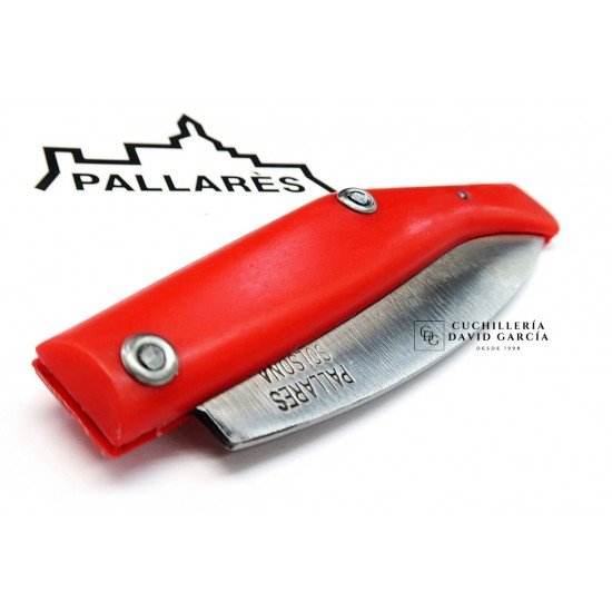 Pallarès Common Knife Red Color Carbon Steel Nº1