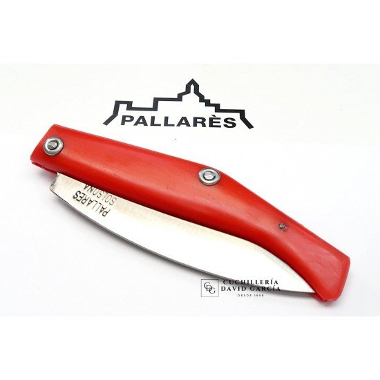 Pallarès Common Knife Red Color Carbon Steel Nº1 Pallarès Common Knife Red Color Carbon Steel Nº1