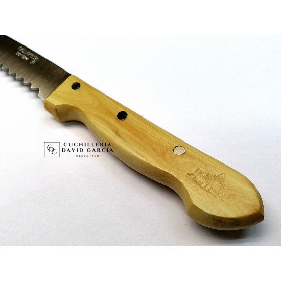 Pallarès stainless steel bread knife with boxwood handle
