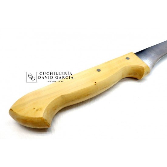 Cuchillo Pallarès Deshuesador Acero Carbono Mango Madera de Boj 18 cm