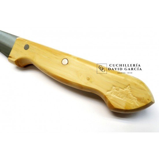 Pallarès Cuchillo jamonero de Acero Inoxidable  Madera de boj