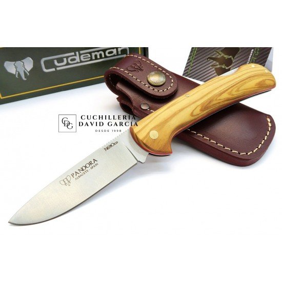 Cudeman 388-LF Pandora Acero Bohler N690CO Madera de Olivo + Funda Cudeman 388-LF Pandora Acero Bohler N690CO Madera de Olivo + Funda