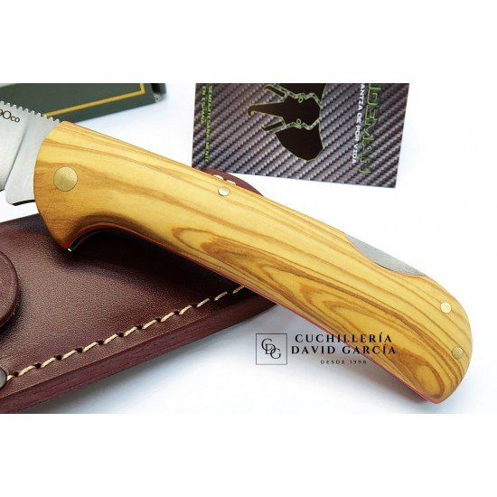 Cudeman 388-LF Pandora Acero Bohler N690CO Madera de Olivo + Funda Cudeman 388-LF Pandora Acero Bohler N690CO Madera de Olivo + Funda