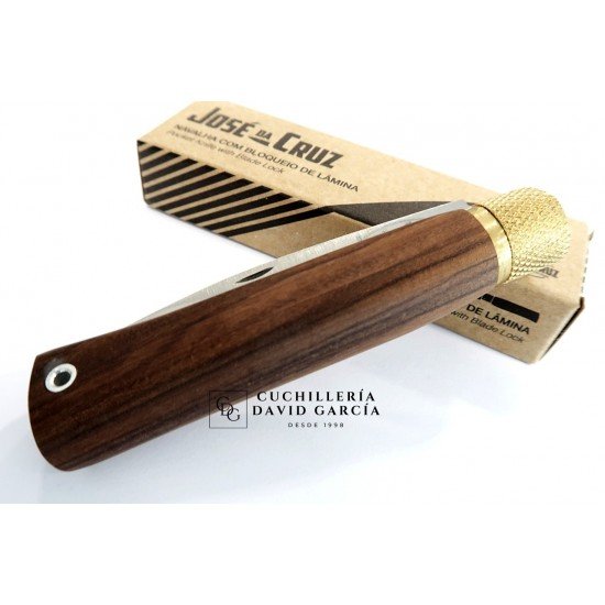 José da Cruz Merendeira Madera Palo Ferro Bloqueo Inox 8cm José da Cruz Merendeira Madera Palo Ferro Bloqueo Inox 8cm