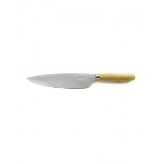 Cuchillo Cocina Pallarès  Acero Carbono con Mango de Boj 22 cm