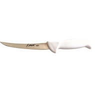 Java Cuchillo Deshuesador Hoja inyectada curva flexible blanco 15 cm