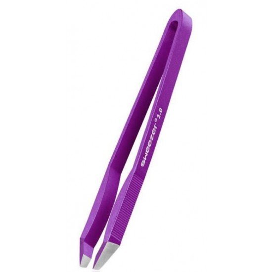 Pinza depilar Rubis Switzerland sesgada color púrupura 3K109P Pinza depilar Rubis Switzerland sesgada color púrupura 3K109P