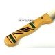 Cuchillo Taramundi Mesa 10 cm Madera Boj Decorado Tradicional en Verde Cuchillo Taramundi Mesa 10 cm Madera Boj Decorado Tradicional en Verde