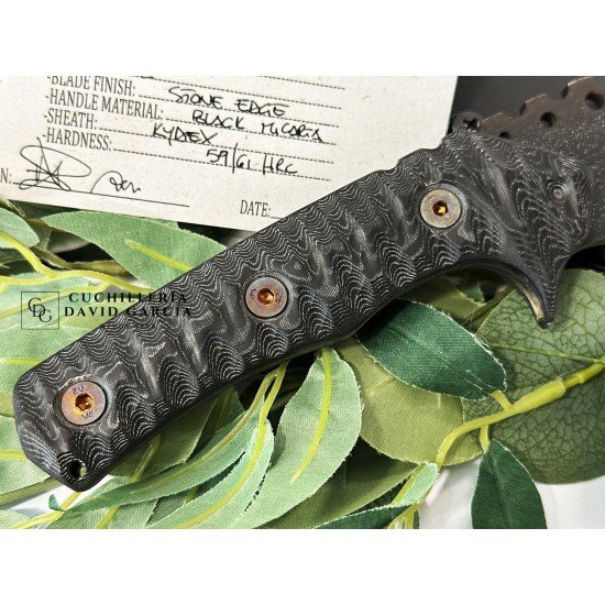 Wander Tactital Uro Tactical Stone Edge Micarta Negra Wander Tactital Uro Tactical Stone Edge Micarta Negra