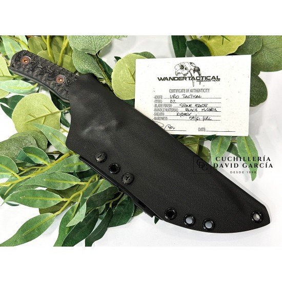 Wander Tactital Uro Tactical Stone Edge Micarta Negra Wander Tactital Uro Tactical Stone Edge Micarta Negra