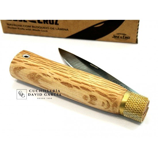José da Cruz Merendeira Madera de Encina 8 cm Acero Carbono José da Cruz Merendeira Madera de Encina 8 cm Acero Carbono