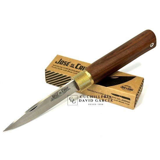 José da Cruz Merendeira Madera Palo Ferro Bloqueo Acero Carbono 8,5cm José da Cruz Merendeira Madera Palo Ferro Bloqueo Acero Carbono 8,5cm