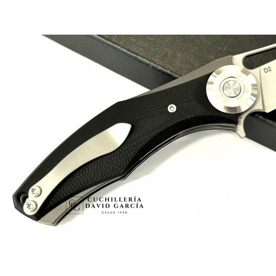 Iakue Delta Dark G10 negro Acero D2 11081 Iakue Delta Dark G10 negro Acero D2 11081