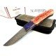CavedonArt Jabalí Red Acero Damasteel Hueso CavedonArt Jabalí Red Acero Damasteel Hueso