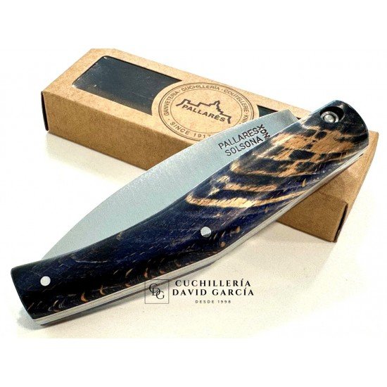 Pallarès Busa Madera Estabilizada Azul Acero Inoxidable Pallarès Busa Madera Estabilizada Azul Acero Inoxidable