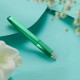 Pinza depilar Rubis Switzerland sesgada color verde  3K117P