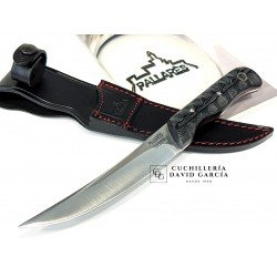 Pallares  Machete Carnivoro Nº8 Micarta Negra Acero Carbono Pallares  Machete Carnivoro Nº8 Micarta Negra Acero Carbono