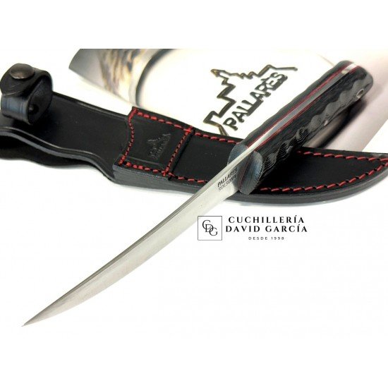 Pallares  Machete Carnivoro Nº8 Micarta Negra Acero Carbono Pallares  Machete Carnivoro Nº8 Micarta Negra Acero Carbono
