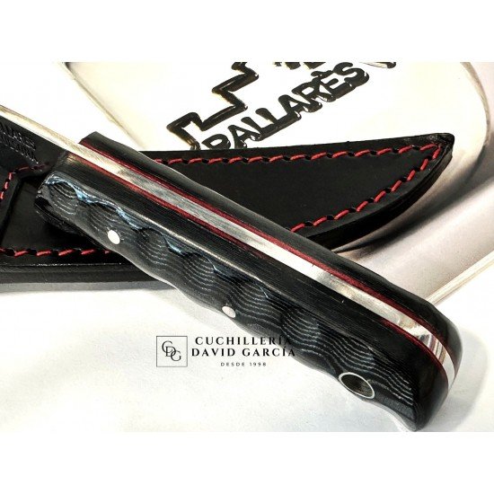 Pallares  Machete Carnivoro Nº8 Micarta Negra Acero Carbono Pallares  Machete Carnivoro Nº8 Micarta Negra Acero Carbono